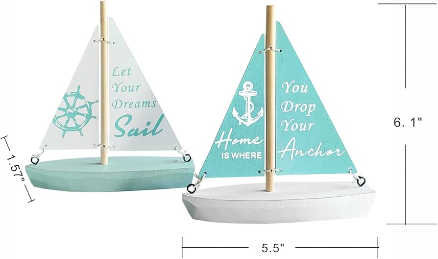 Amazon.com: Huajie Handmade Craft Handcrafted Wooden Nautical